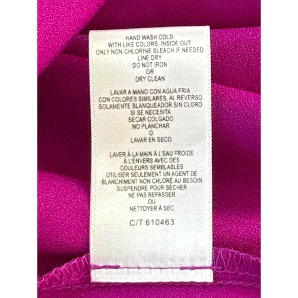 TAYLOR STRETCH SATIN HIGH NECK MAXI DRESS IN PILLOW PURPLE NWT WOMEN'S SIZE 4P - Picture 16 of 16